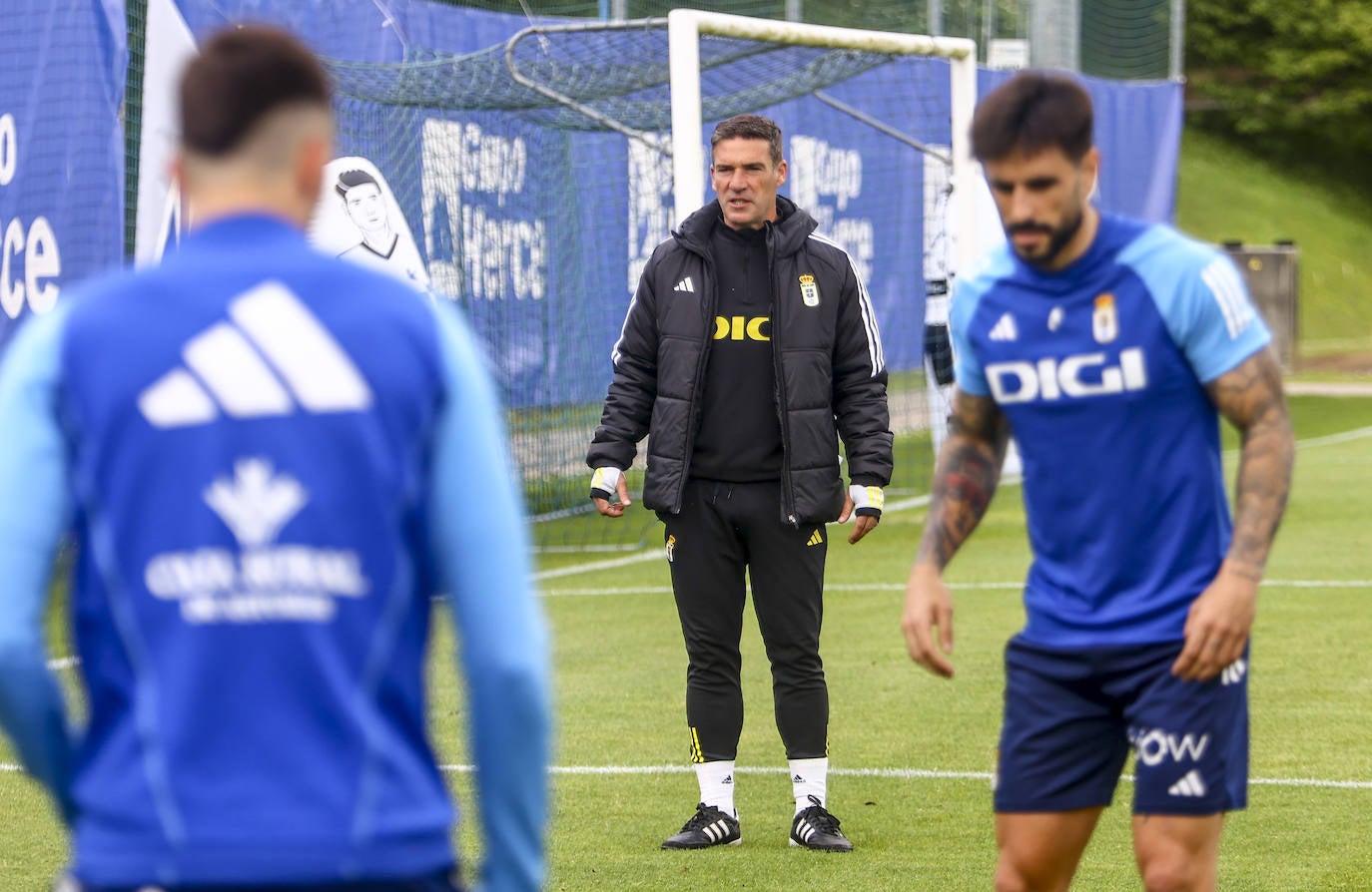 Entrenamiento del Real Oviedo del lunes 27 de mayo