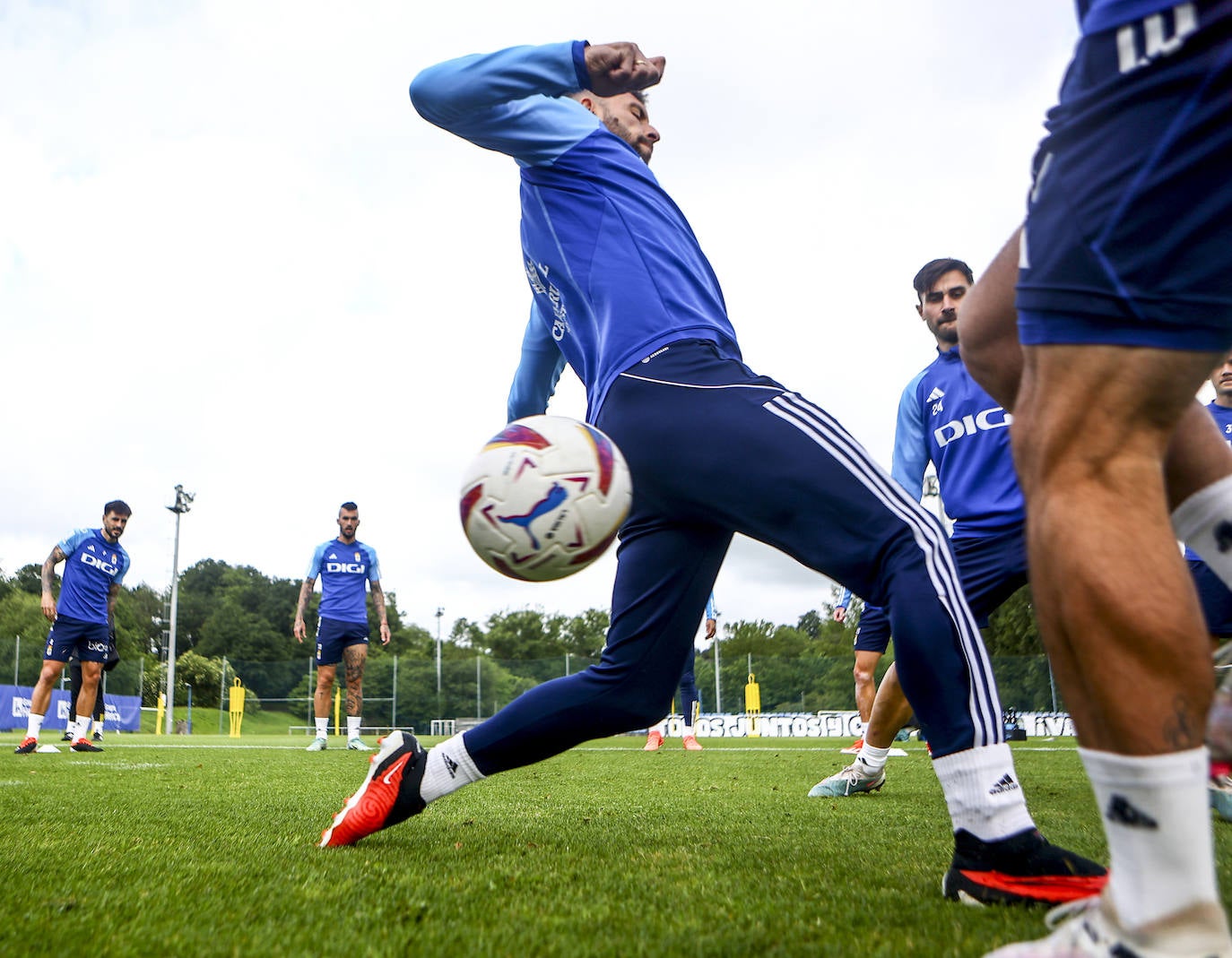 Entrenamiento del Real Oviedo del lunes 27 de mayo