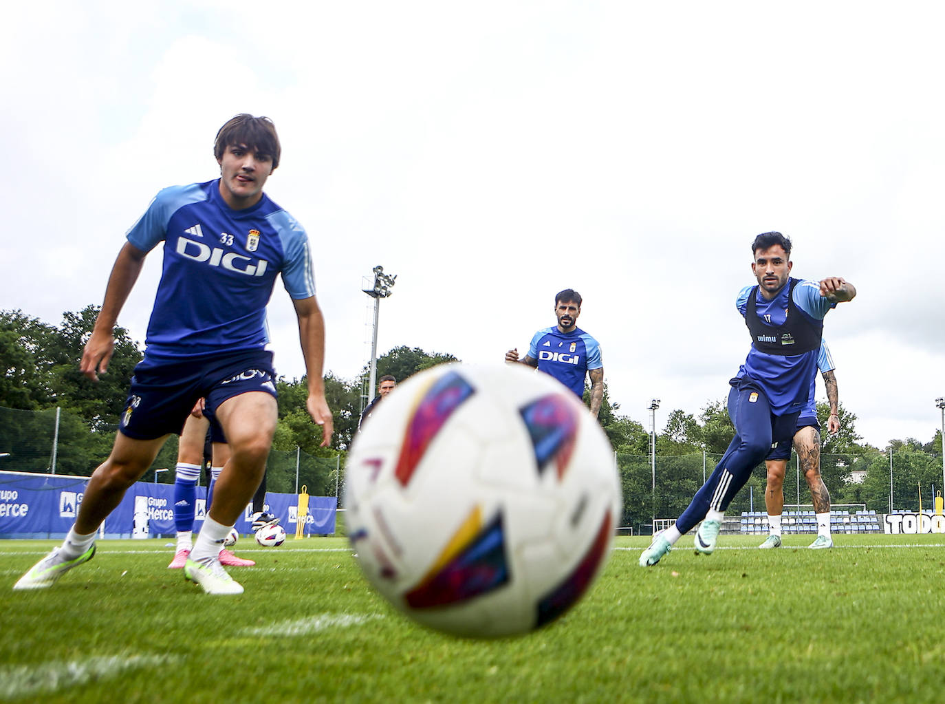 Entrenamiento del Real Oviedo del lunes 27 de mayo