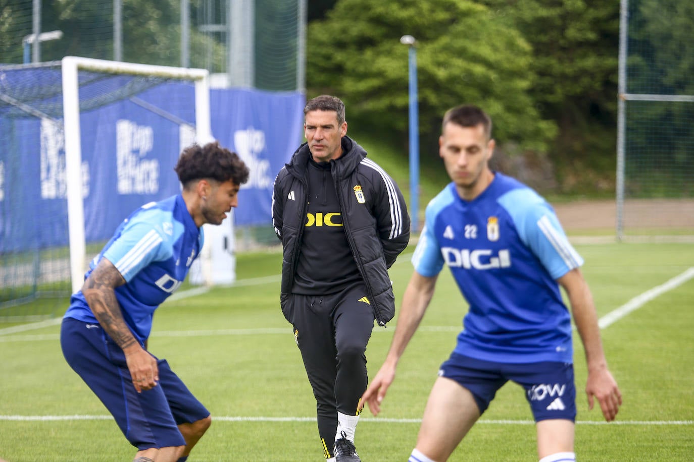 Entrenamiento del Real Oviedo del lunes 27 de mayo