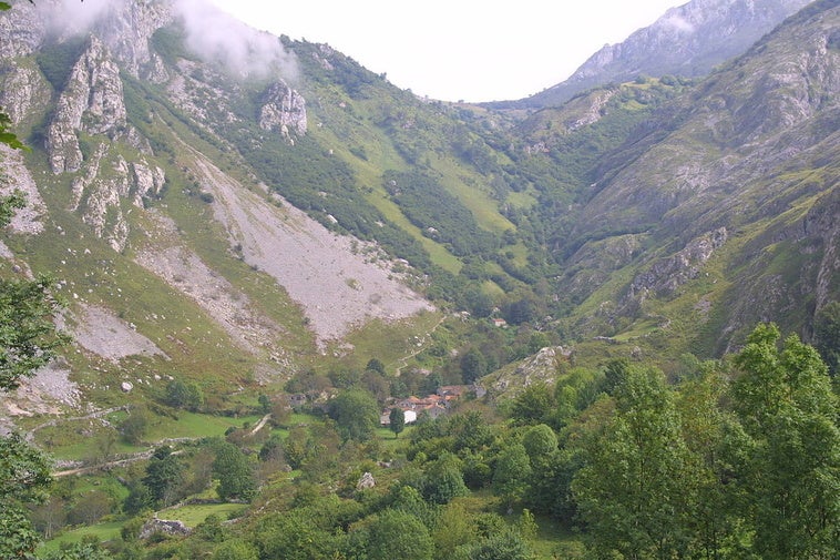 El canal del Texu, en Bulnes.