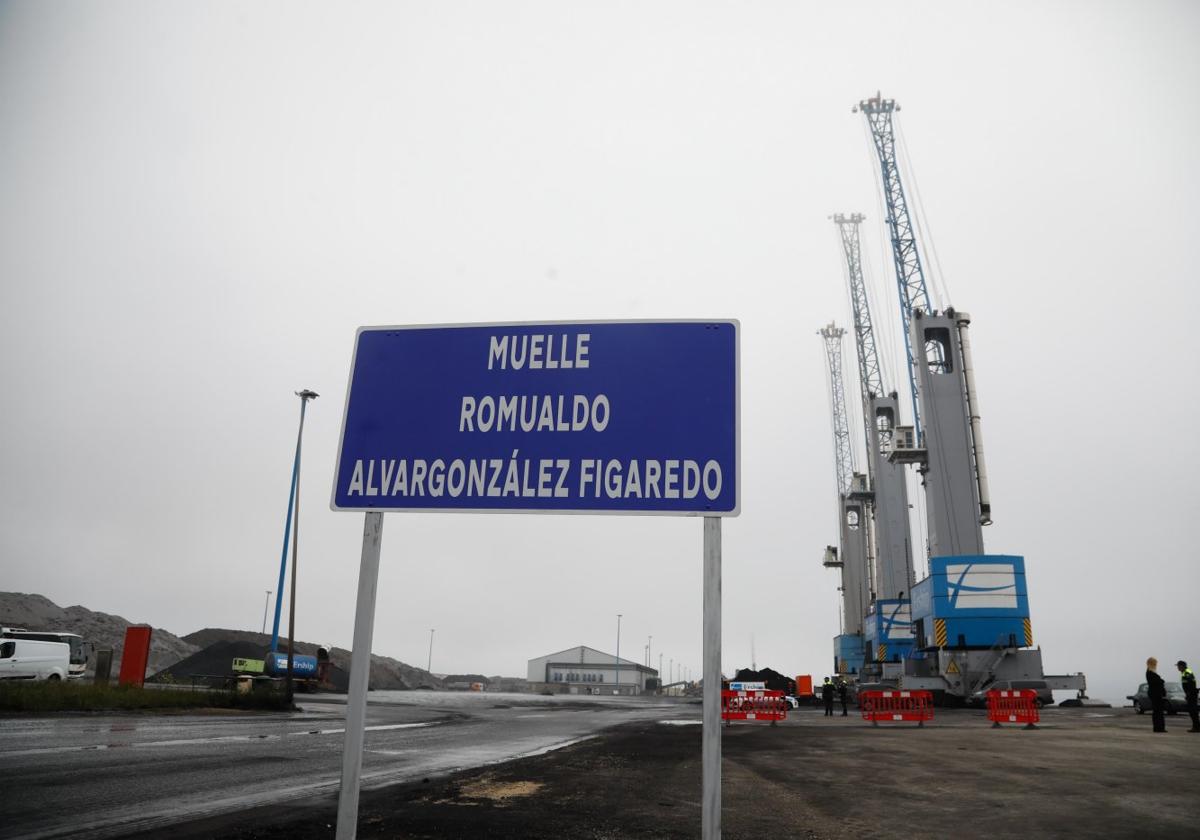 Muelle de Romualdo Alvargonzález, donde Ionway proyecta construir la planta de componentes.