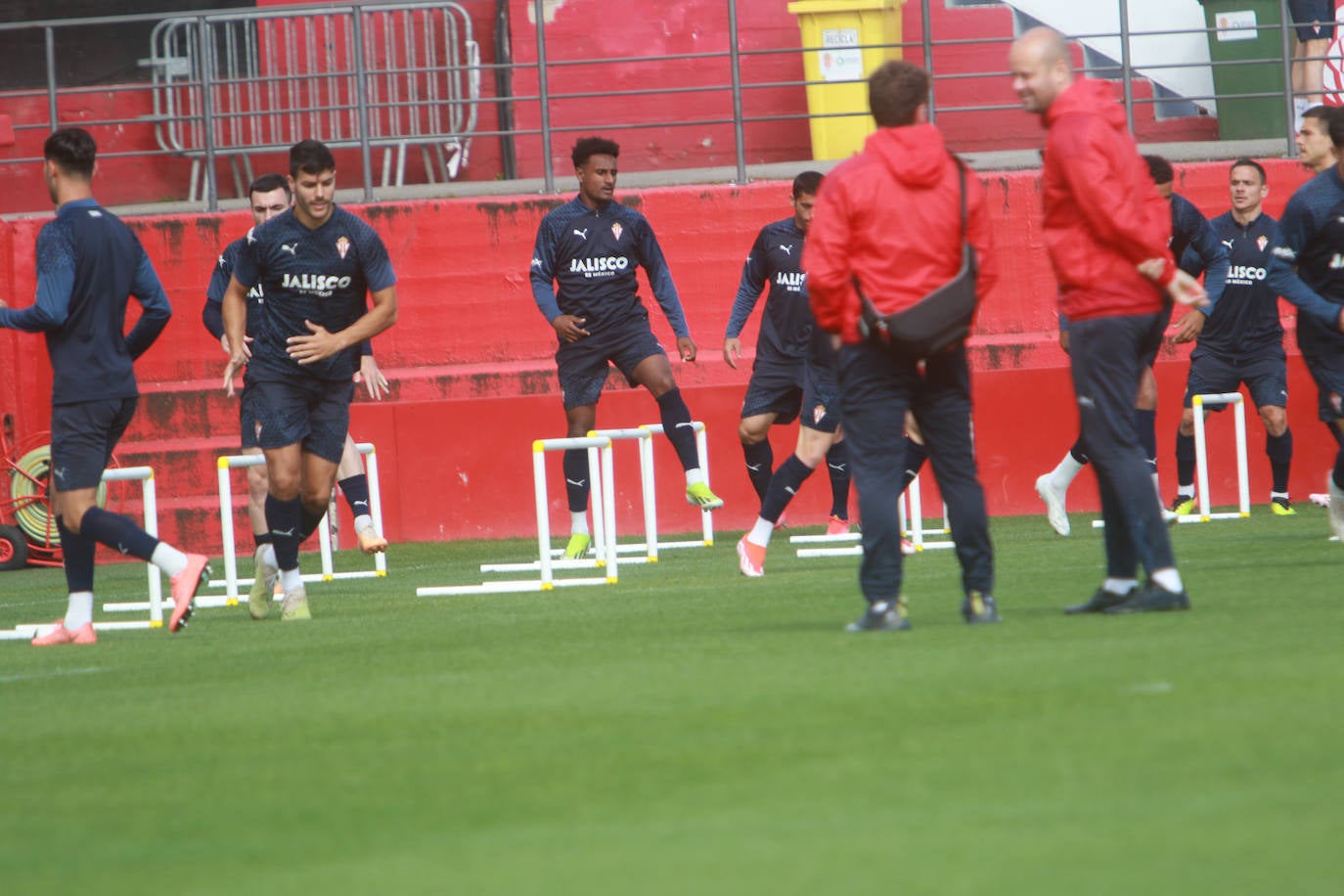 El Sporting, enfocado en preparar el partido contra el Eldense