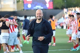 Miguel Ángel Ramírez, al término del partido.