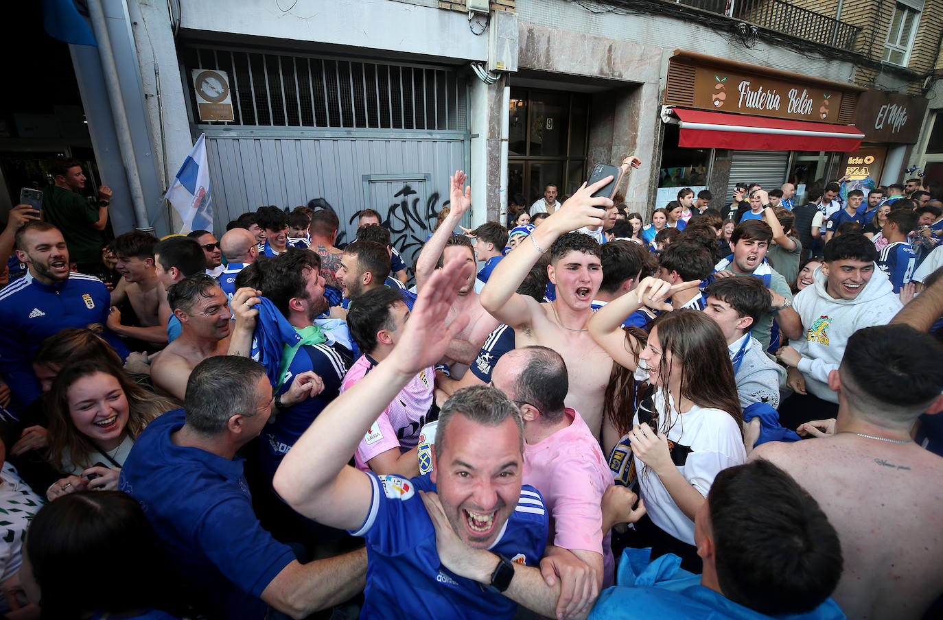 Oviedo, eufórico tras meterse en el &#039;play off&#039;