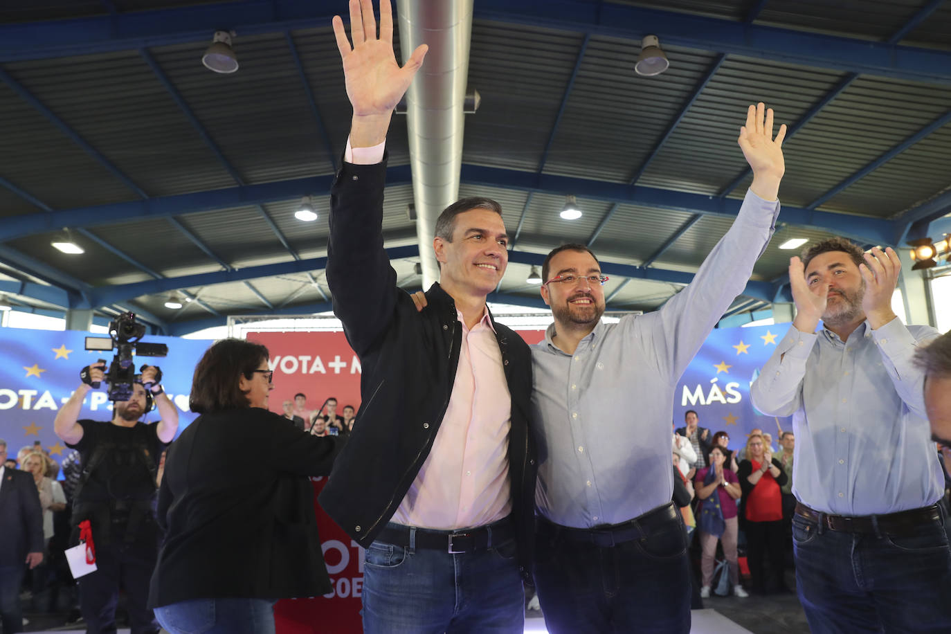 Así ha sido el mitin de Pedro Sánchez en Gijón