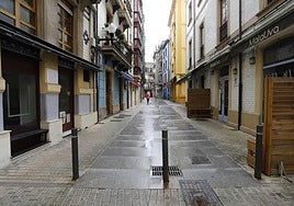 Calle Begoña de Gijón.