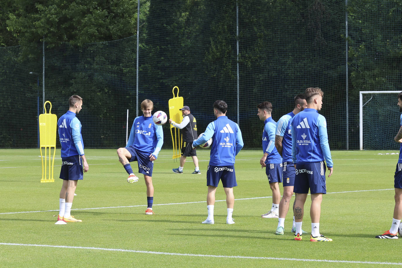 Así ha sido el primer entrenamiento del Oviedo para preparar el &#039;play off&#039; de ascenso