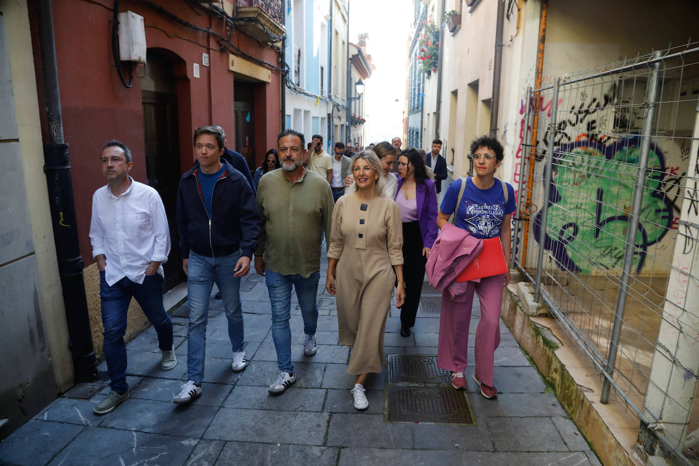 Así ha sido el mitin de Yolanda Díaz por Sumar en Gijón