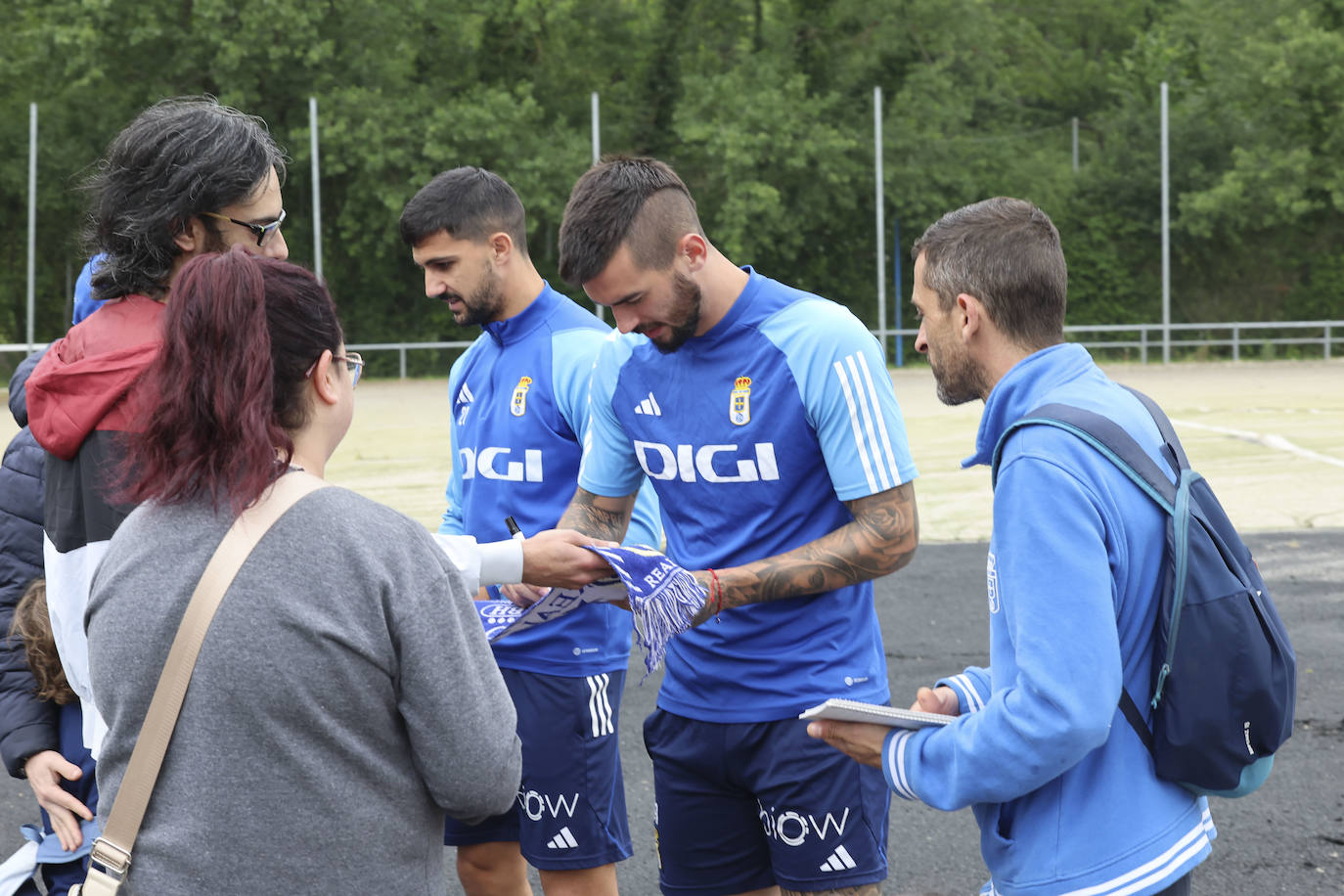 Último entrenamiento del Oviedo antes del primer partido del &#039;play off&#039;