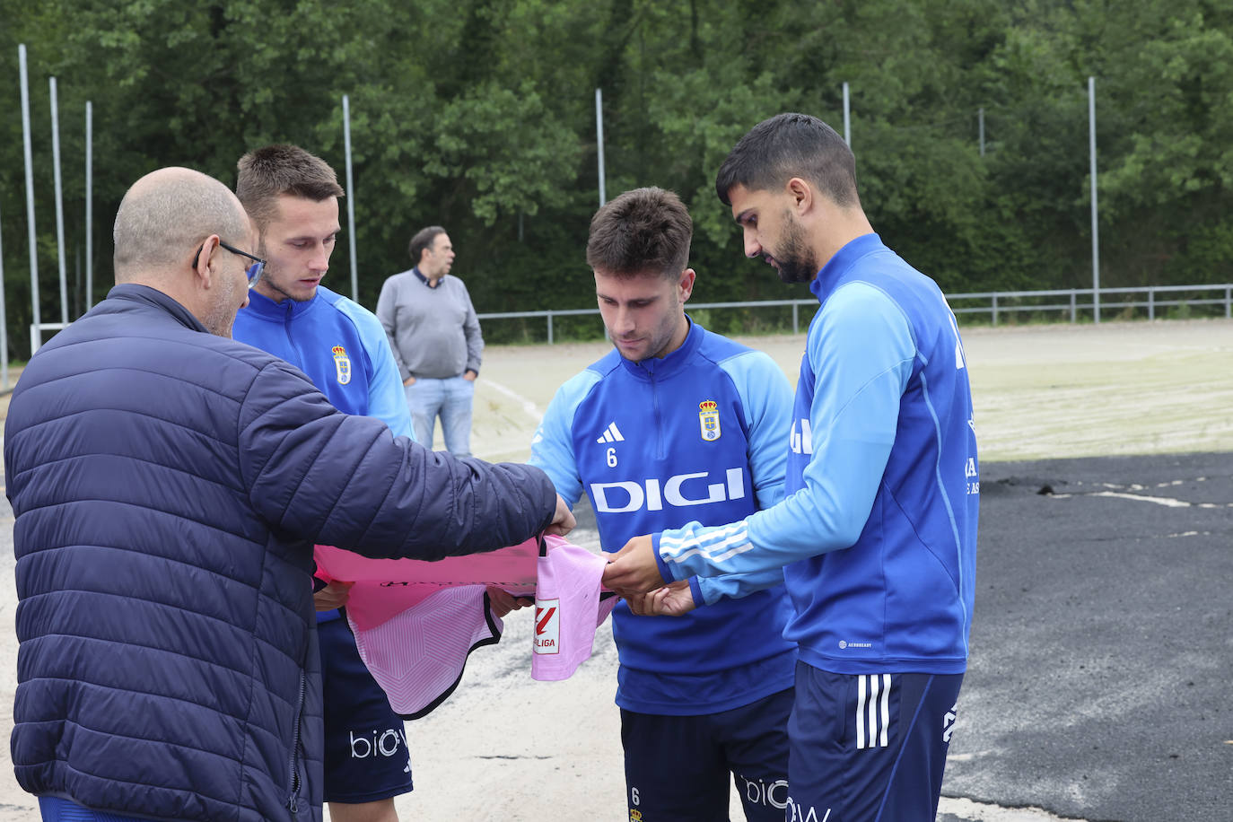 Último entrenamiento del Oviedo antes del primer partido del &#039;play off&#039;