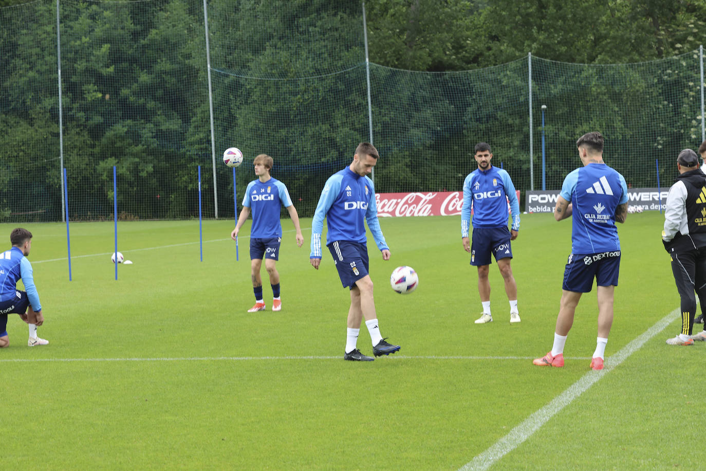 Último entrenamiento del Oviedo antes del primer partido del &#039;play off&#039;