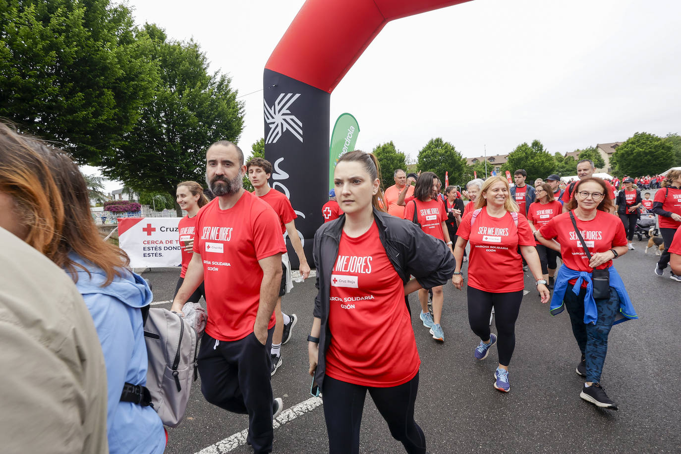 Primera marcha solidaria de Cruz Roja