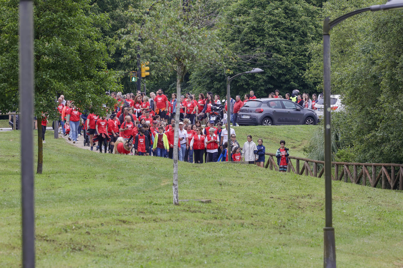 Primera marcha solidaria de Cruz Roja