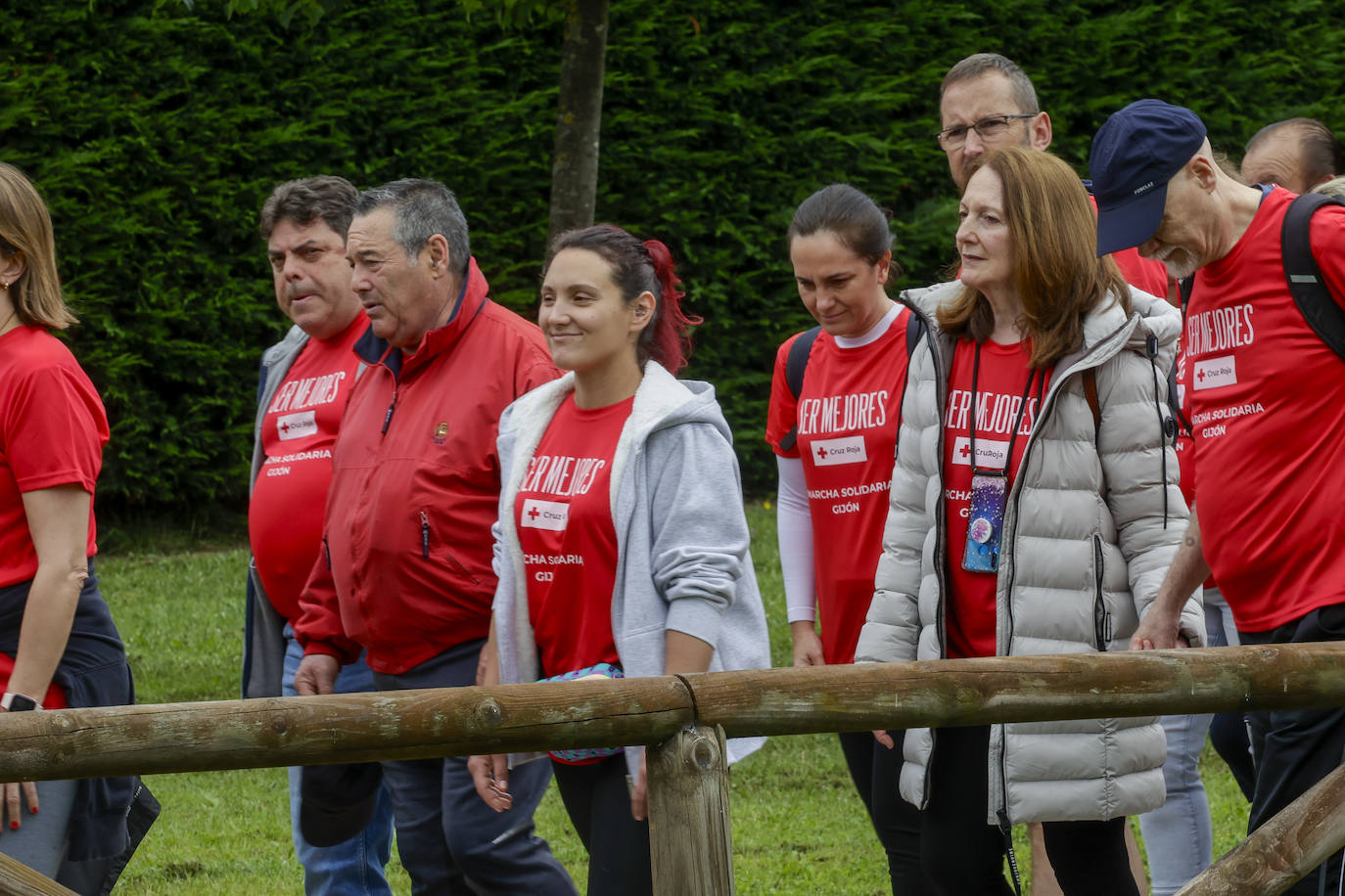 Primera marcha solidaria de Cruz Roja