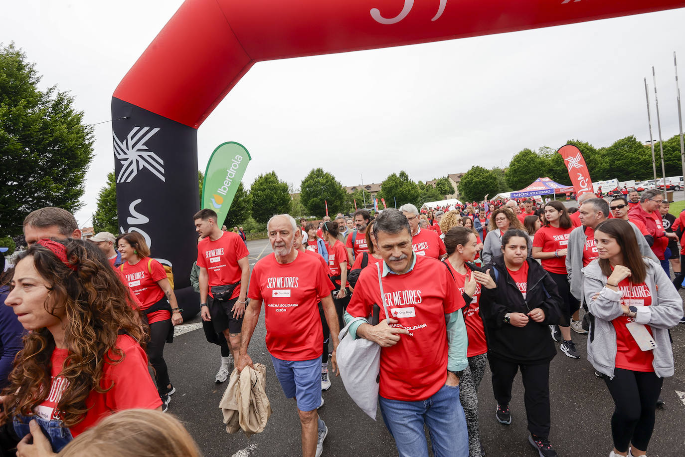 Primera marcha solidaria de Cruz Roja