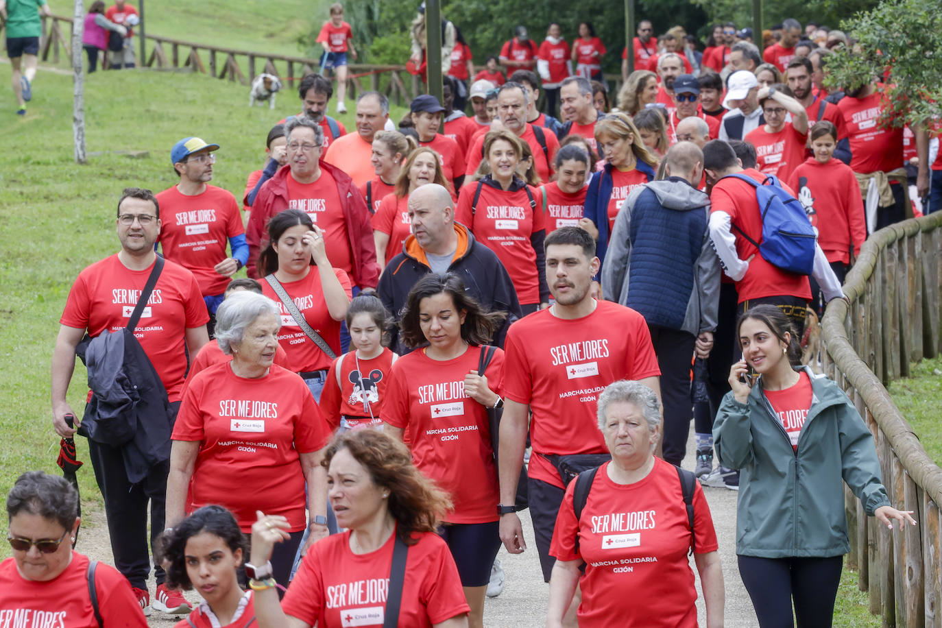 Primera marcha solidaria de Cruz Roja