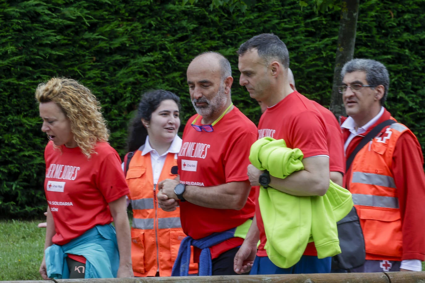 Primera marcha solidaria de Cruz Roja