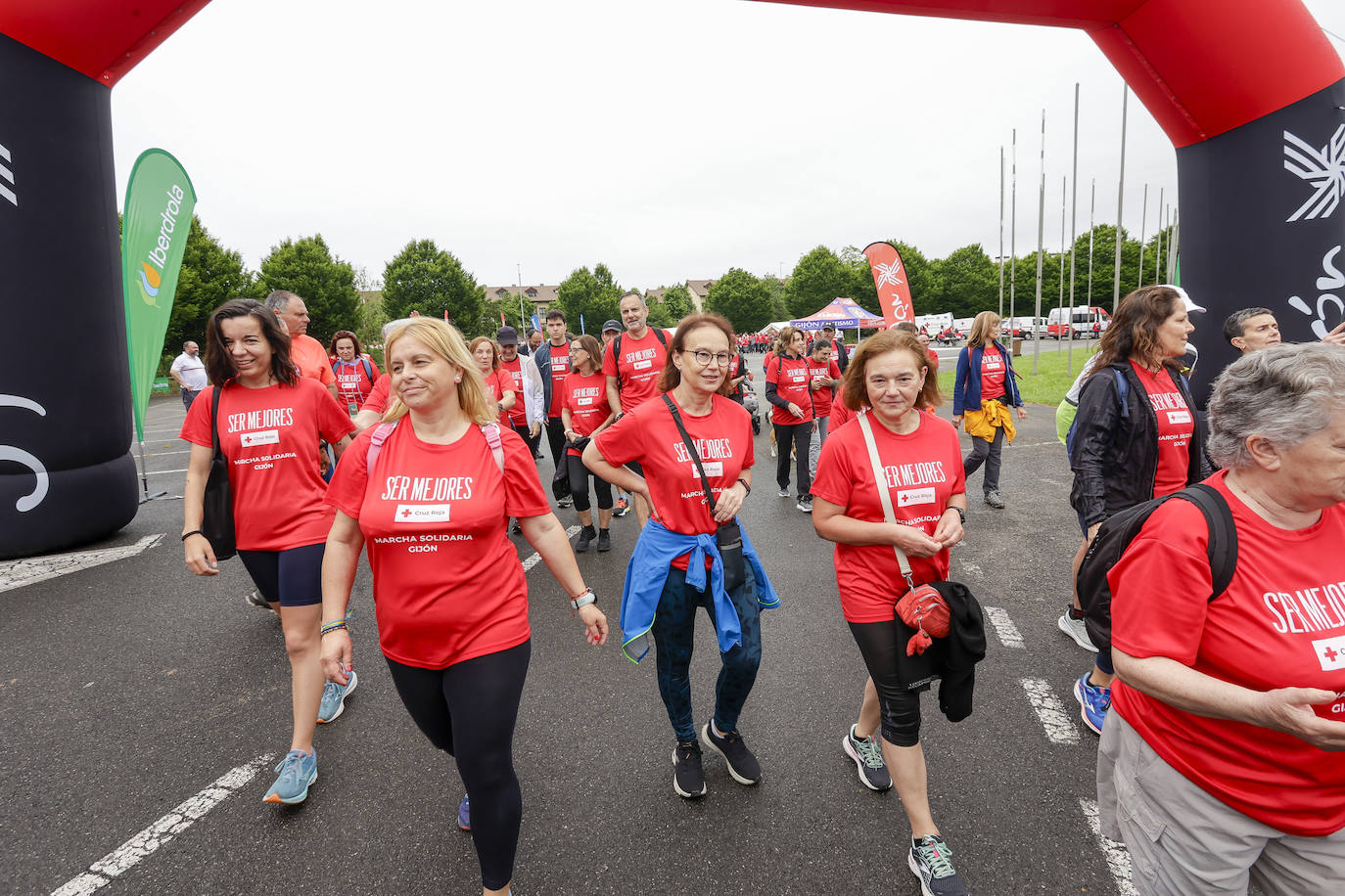 Primera marcha solidaria de Cruz Roja