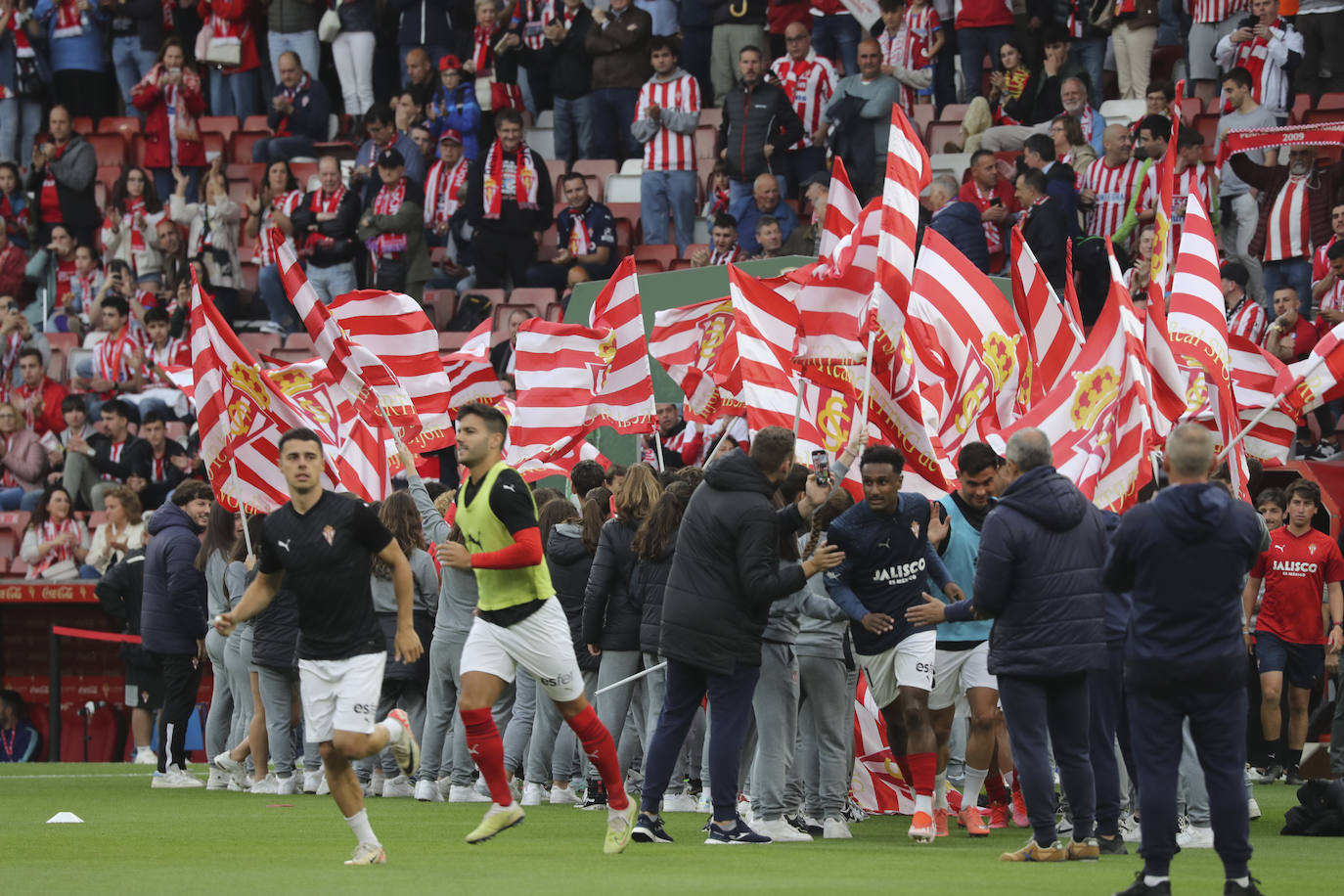 Las mejores imágenes del partido entre el Sporting y el Espanyol