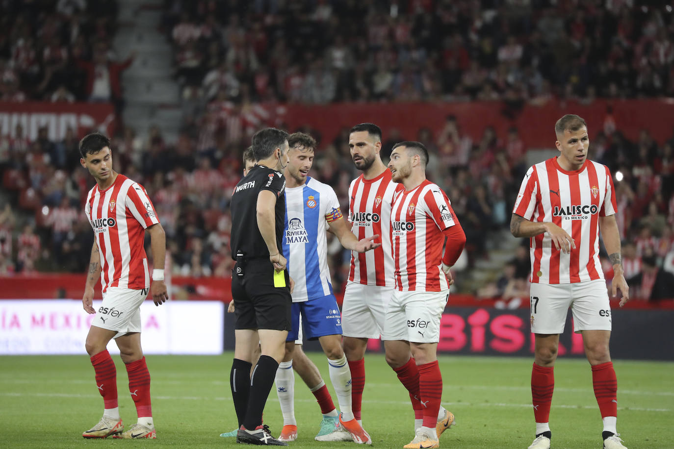 Las mejores imágenes del partido entre el Sporting y el Espanyol