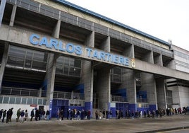 Estadio Carlos Tartiere, en Oviedo.