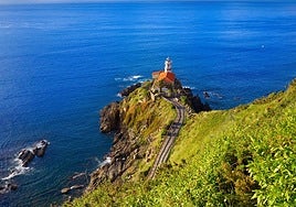 Uno de los miradores de Cudillero.