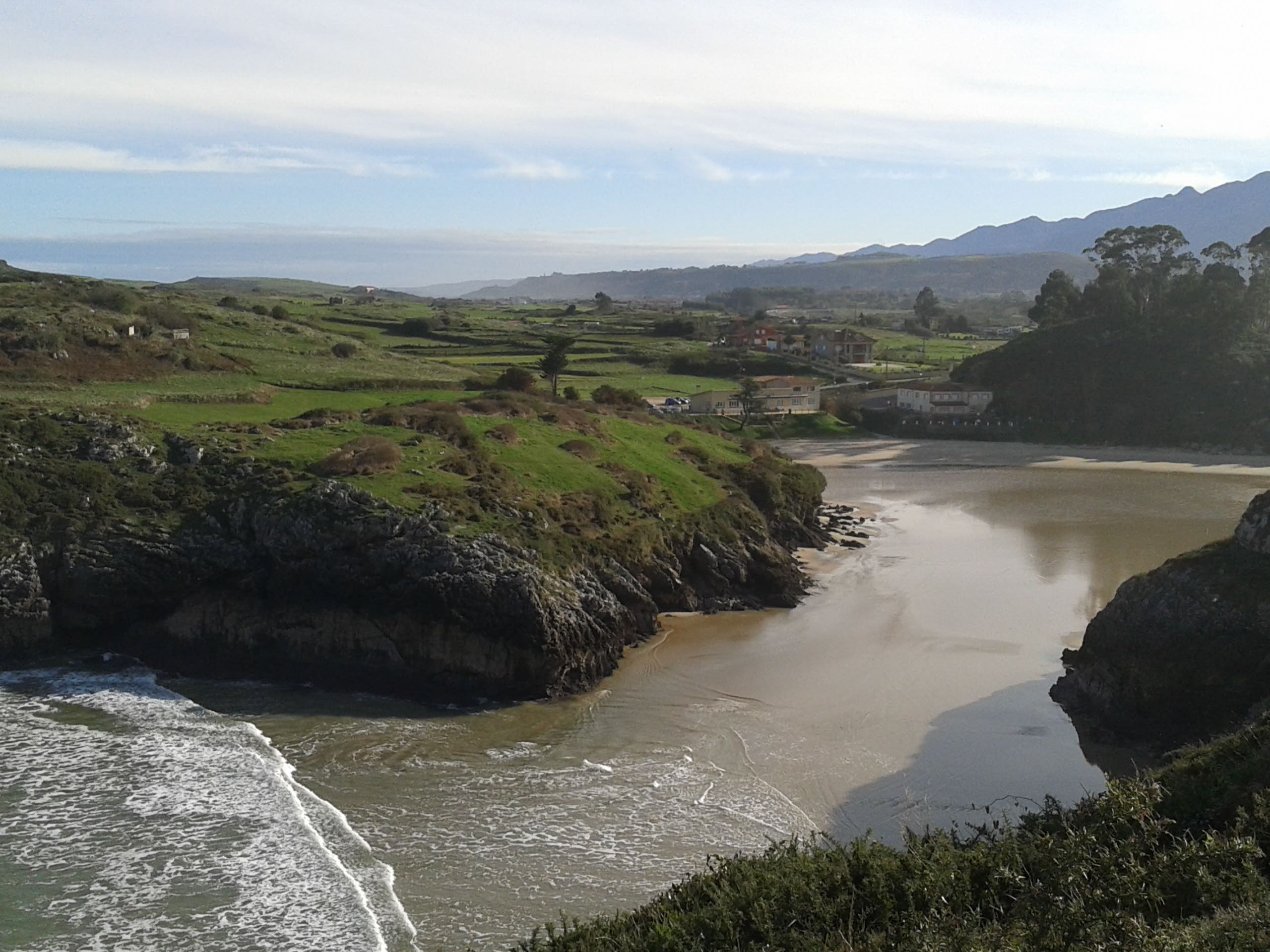 Playa de Poo, en Llanes.