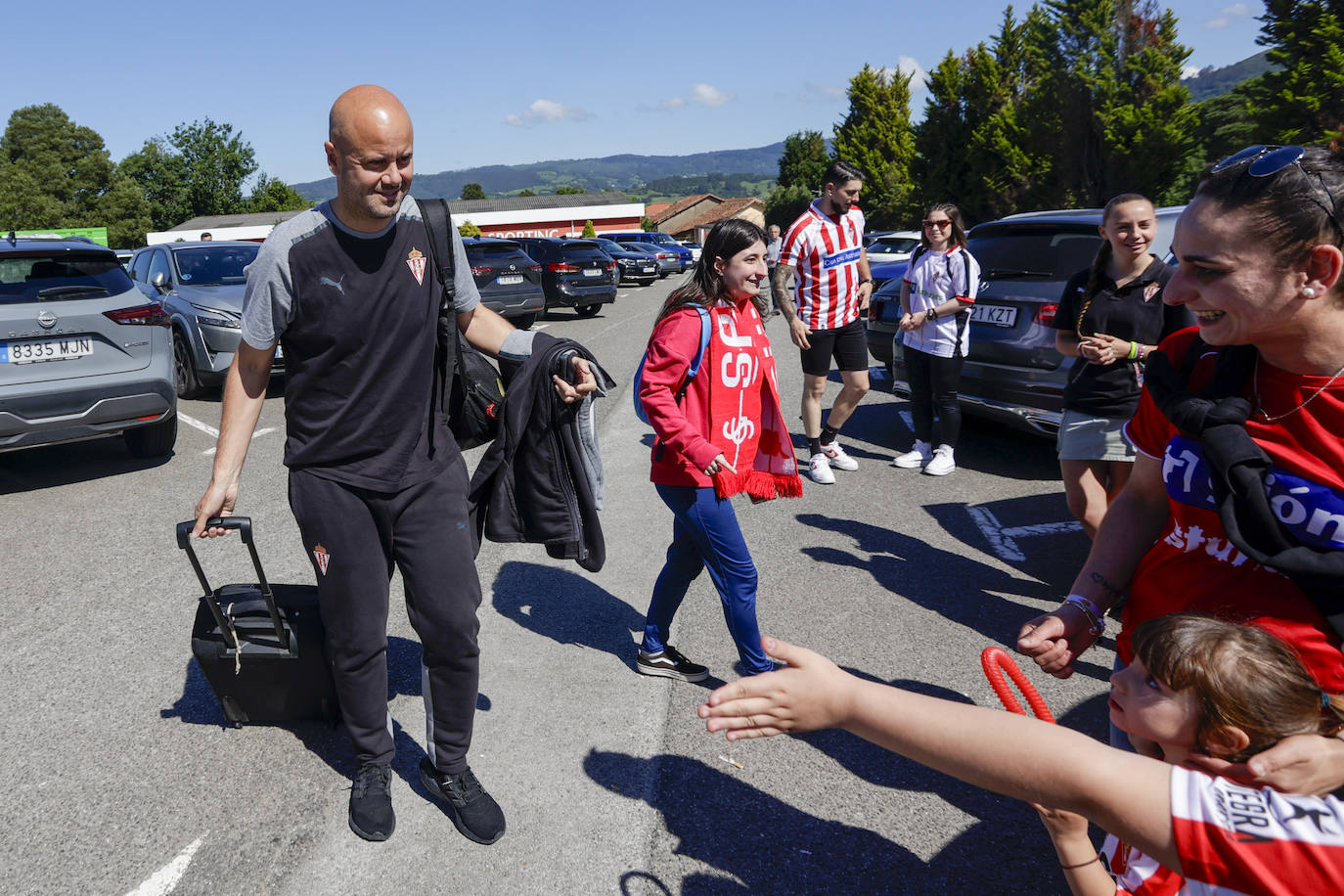 La Mareona arropa al Sporting antes de la vuelta: «¡Sí se puede!»