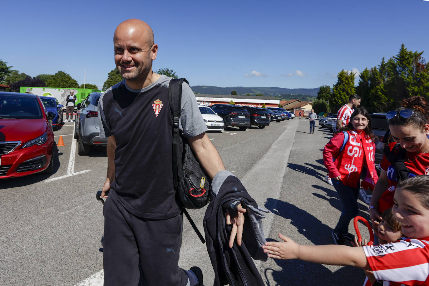 La Mareona arropa al Sporting antes de la vuelta: «¡Sí se puede!»