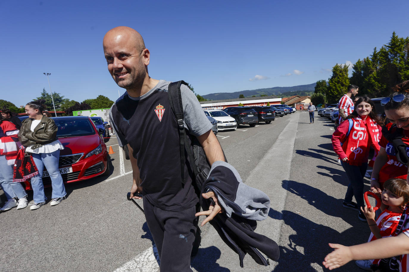 La Mareona arropa al Sporting antes de la vuelta: «¡Sí se puede!»