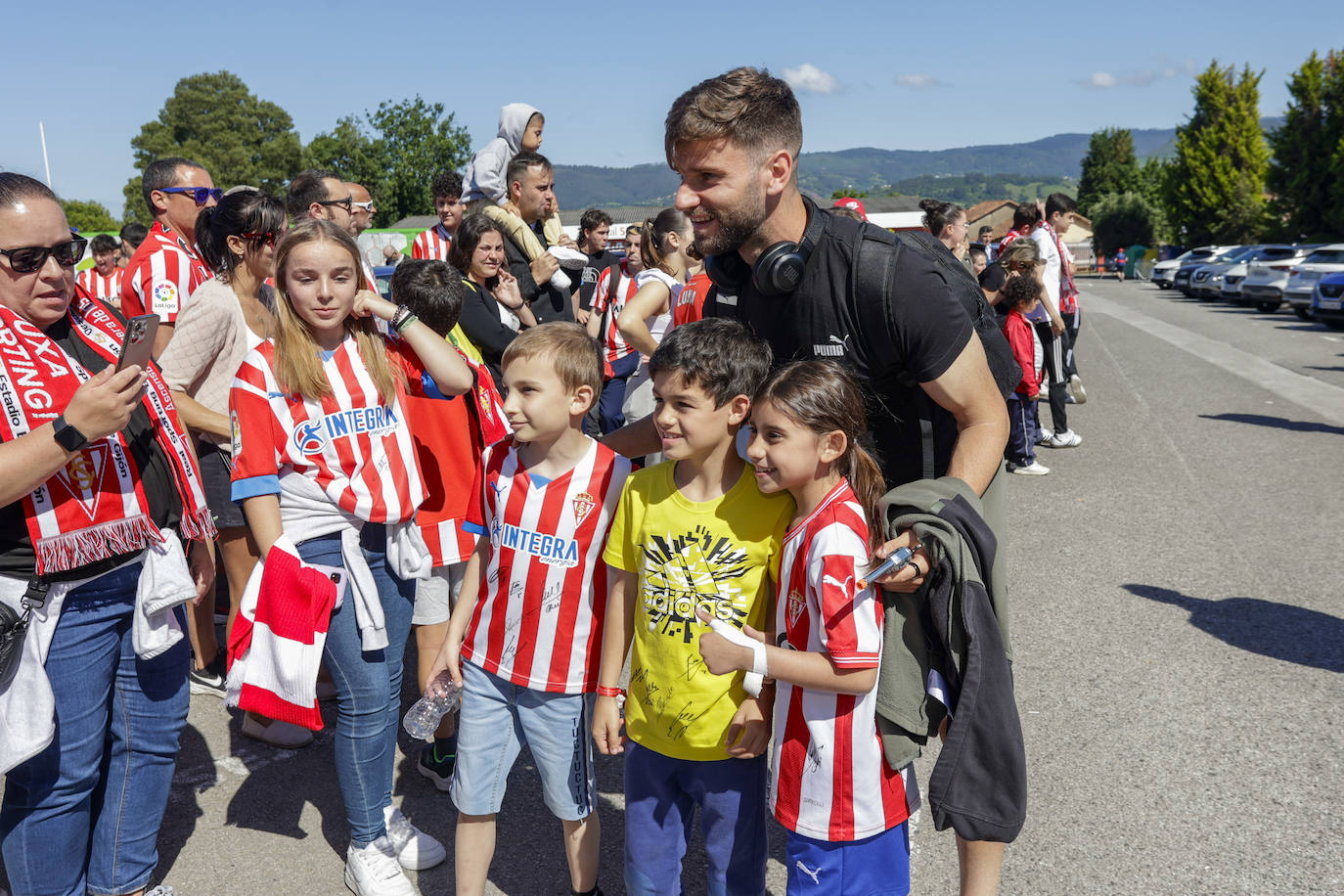 La Mareona arropa al Sporting antes de la vuelta: «¡Sí se puede!»