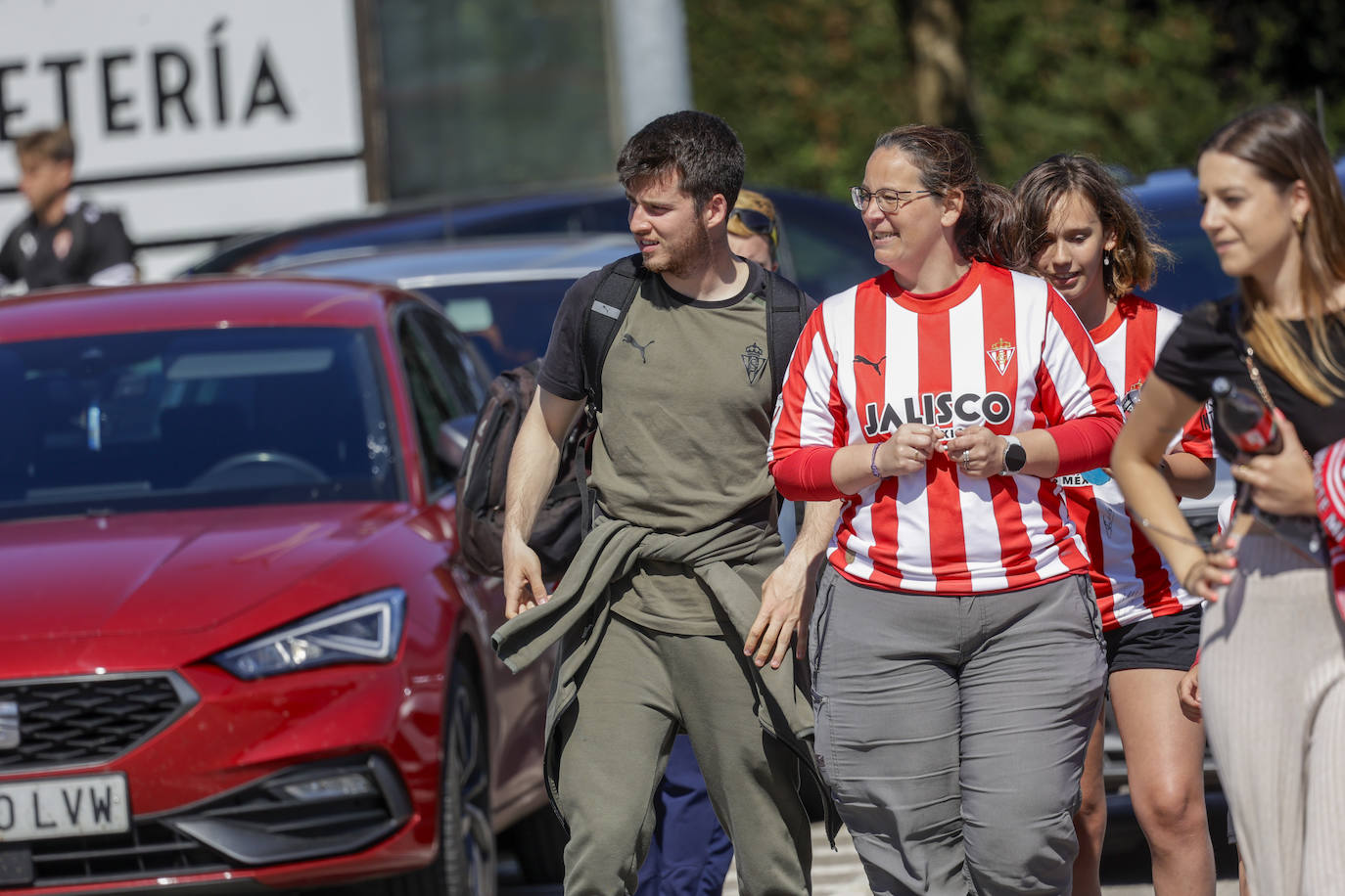 La Mareona arropa al Sporting antes de la vuelta: «¡Sí se puede!»