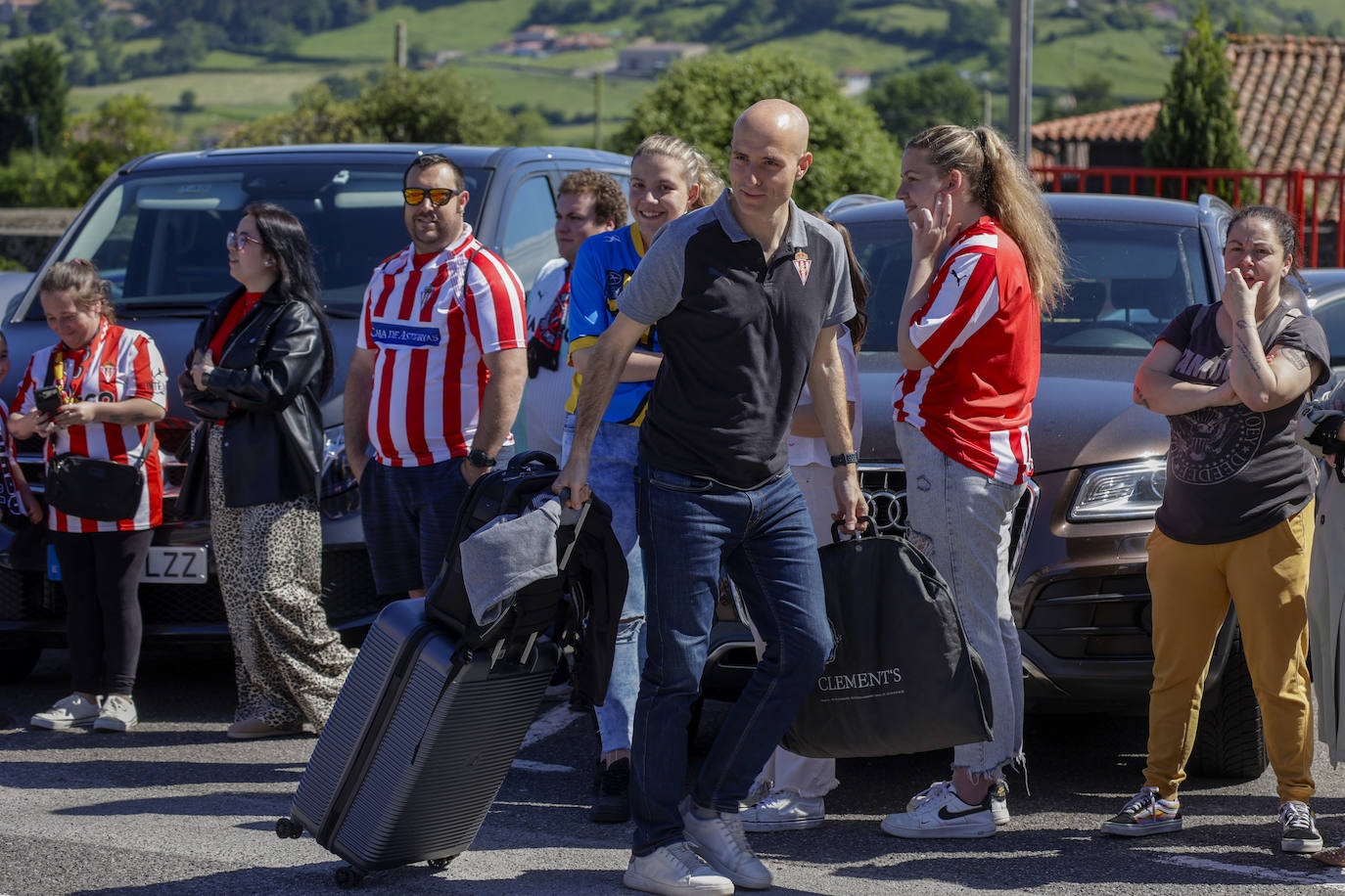 La Mareona arropa al Sporting antes de la vuelta: «¡Sí se puede!»