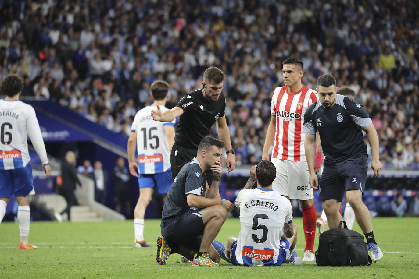 Las mejores imágenes del Espanyol - Sporting