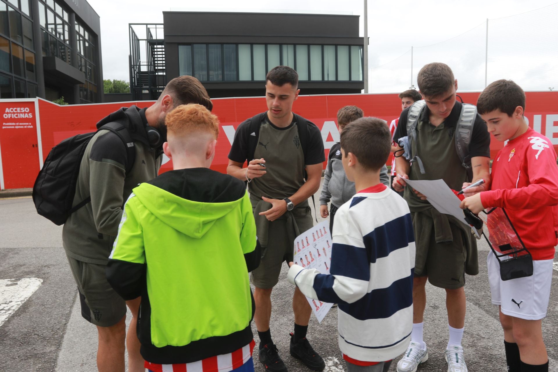 Los jugadores del Sporting se van de vacaciones