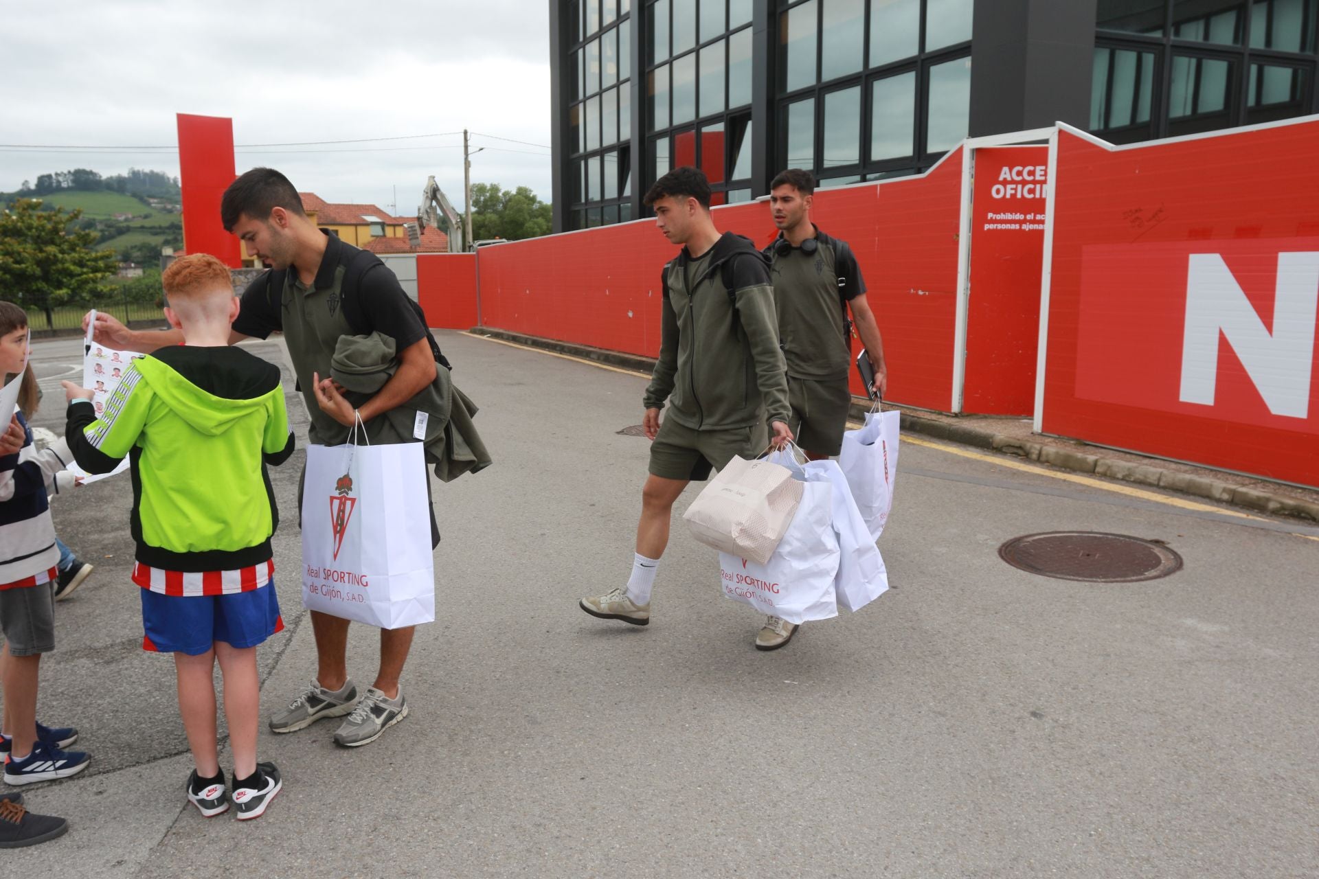 Los jugadores del Sporting se van de vacaciones