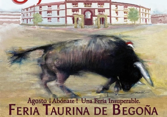 Este es el cartel para la Feria Taurina de Begoña en Gijón