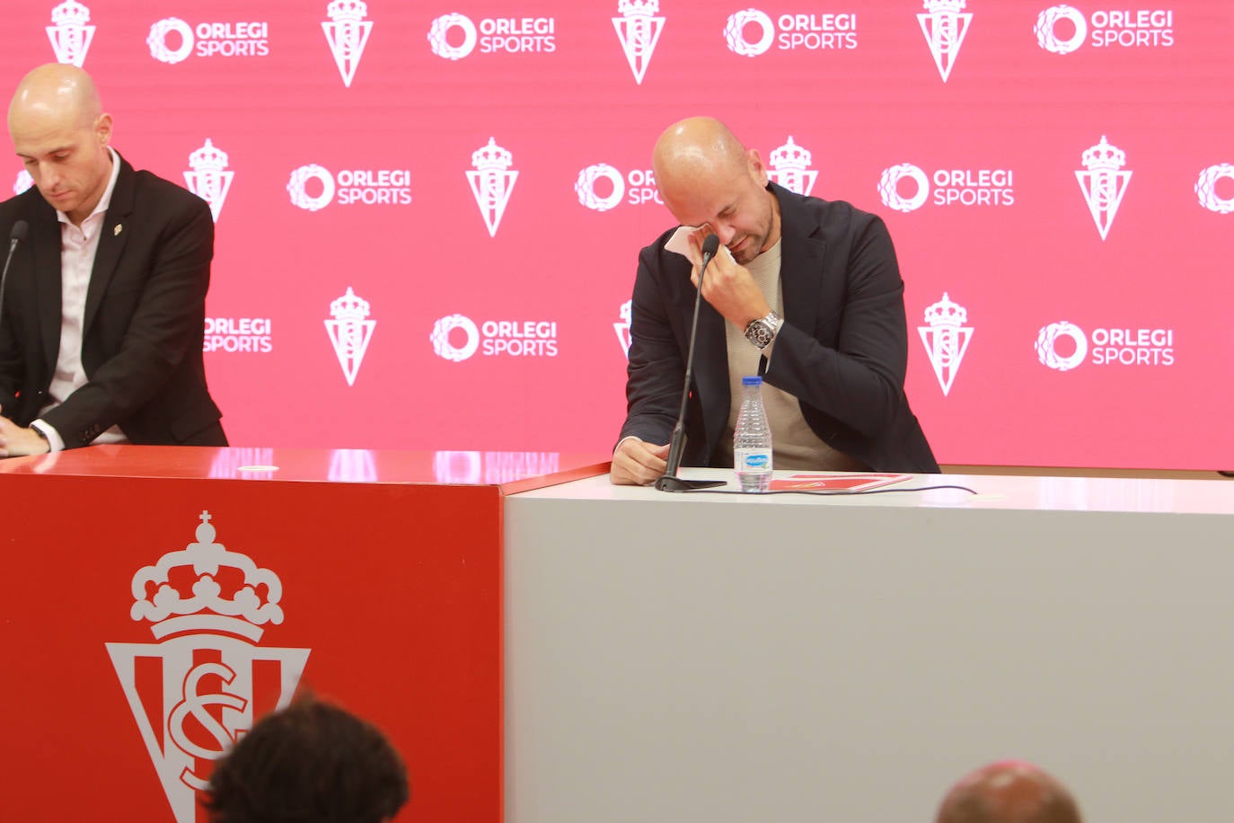 Emotiva despedida a Miguel Ángel Ramírez como entrenador del Sporting