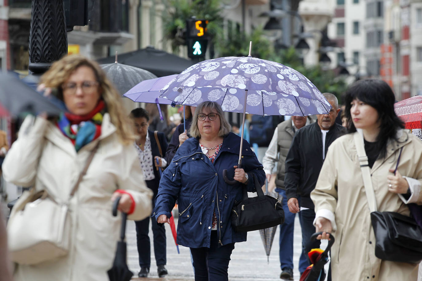 Lluvia y granizo: el mal tiempo azota a Asturias a las puertas del verano