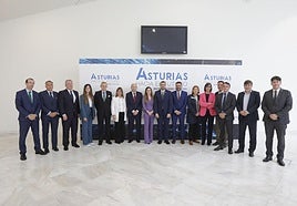 Inauguración del foro 'Asturias hacia el futuro' organizado por la agencia Europa Press en el Palacio de Congresos de Oviedo.