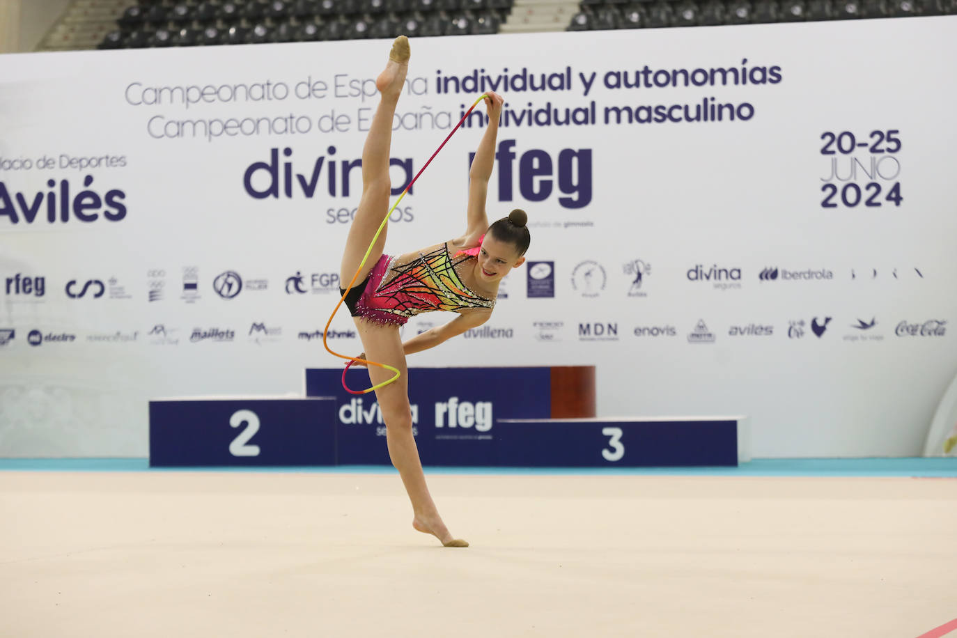 Avilés acoge el Campeonato de España de Gimnasia Rítmica