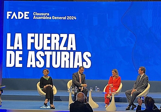 Asamblea general de Fade, en el Palacio de Congresos de la Feria de Muestras de Gijón