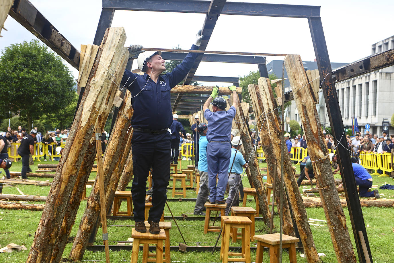 Concurso de entibadores en Mieres