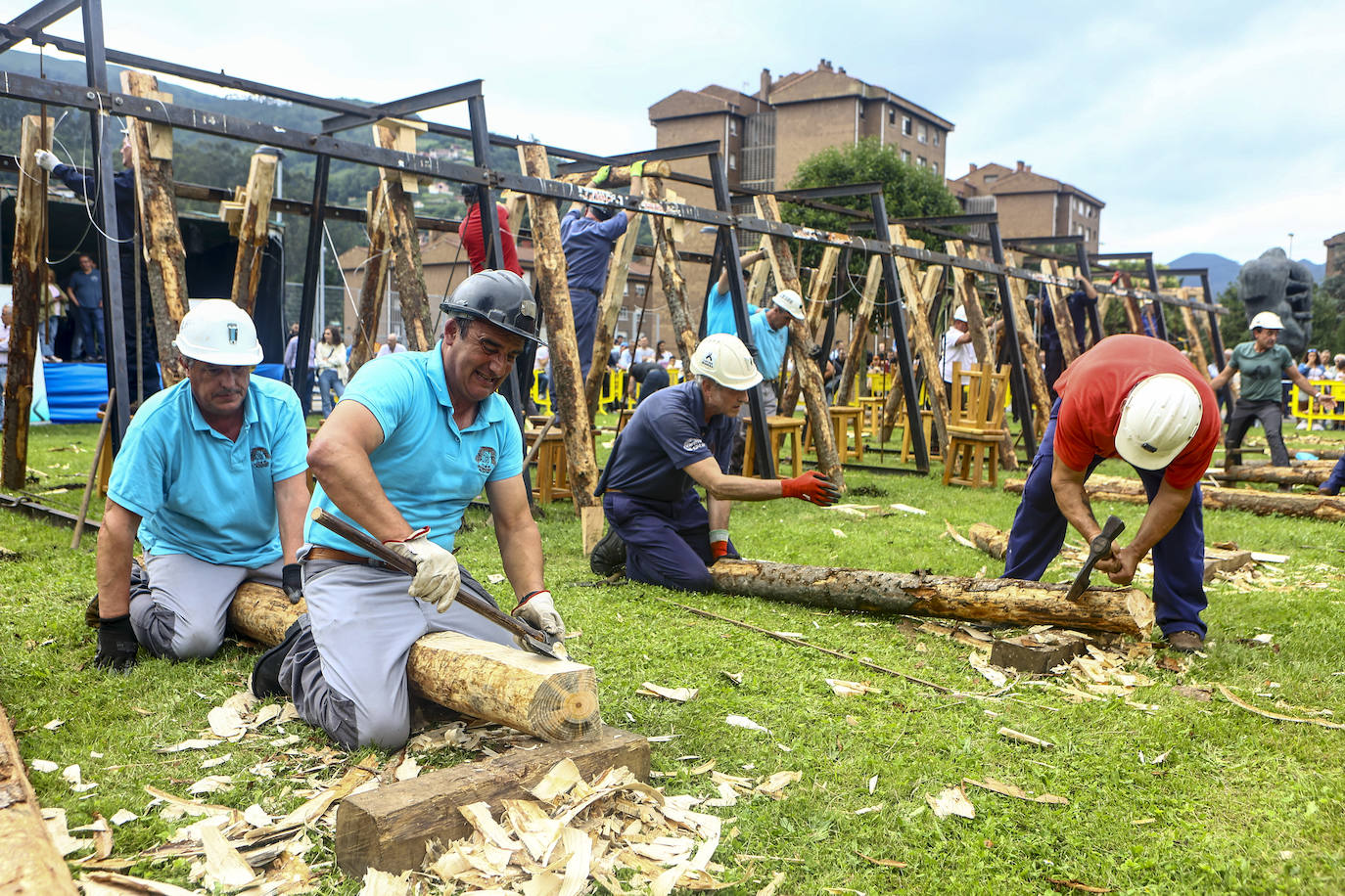 Concurso de entibadores en Mieres