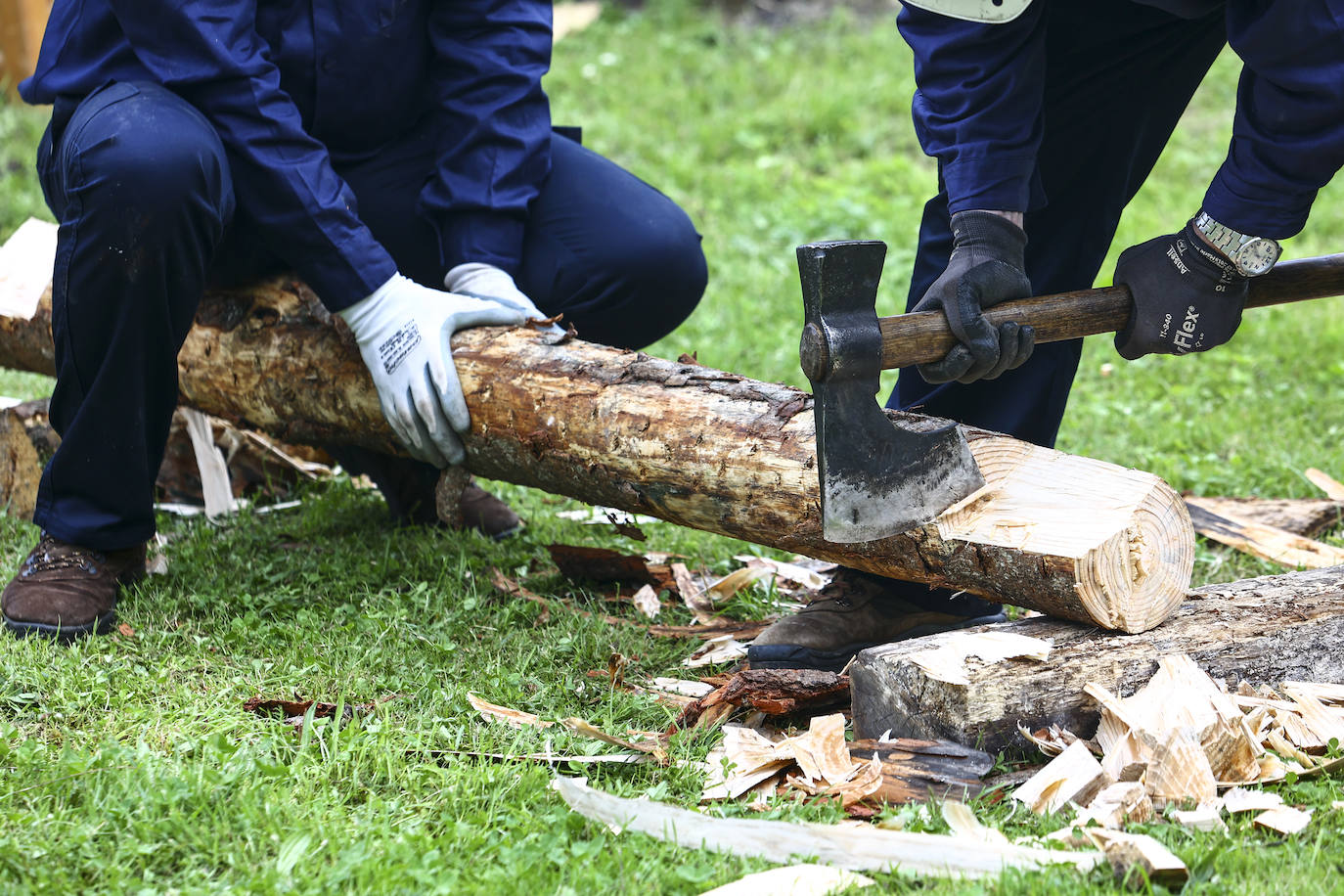 Concurso de entibadores en Mieres