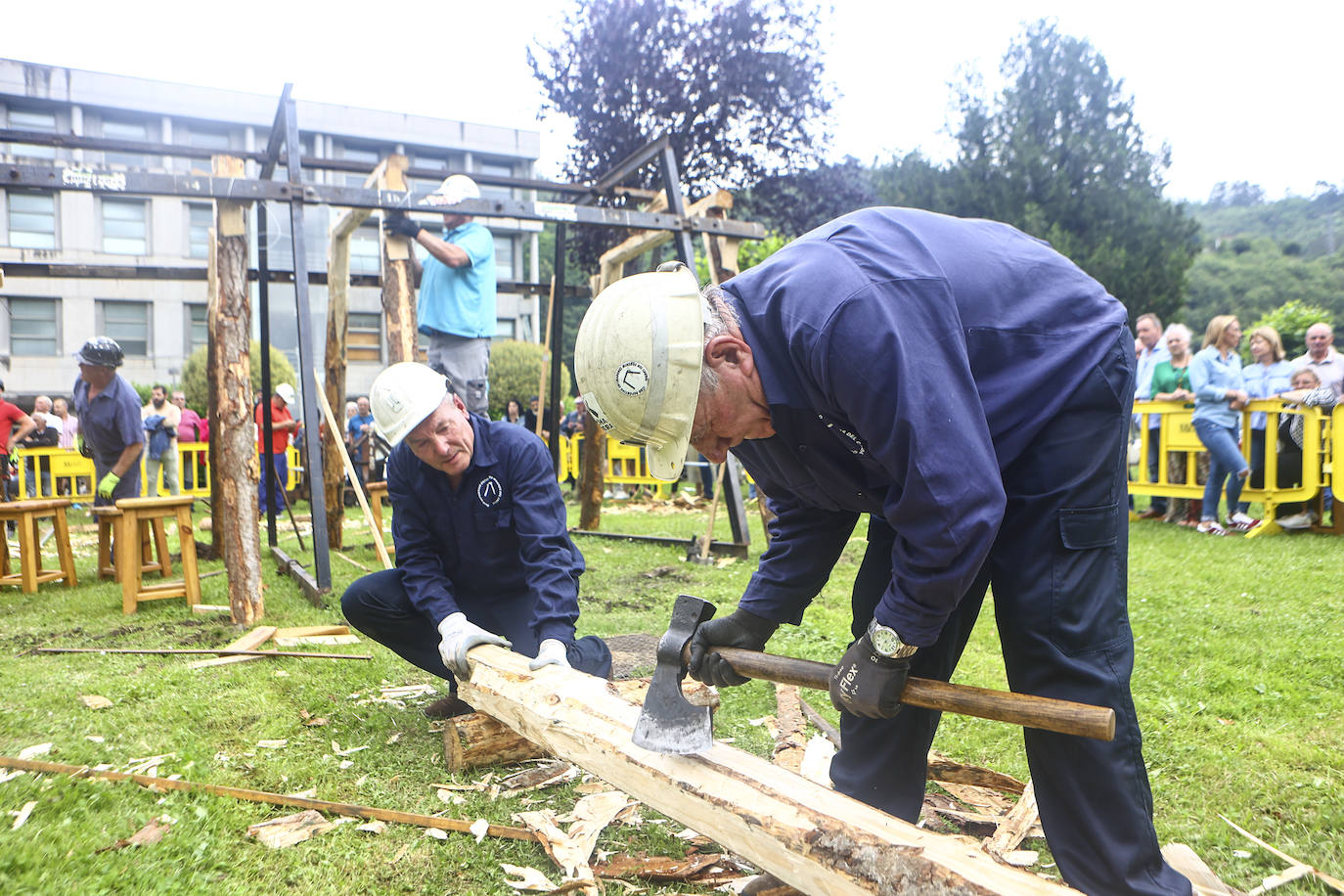 Concurso de entibadores en Mieres