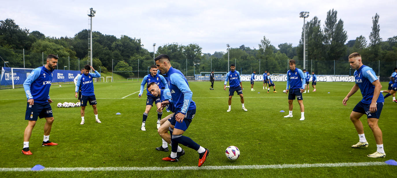 Espanyol-Real Oviedo | Último entrenamiento del Oviedo antes del gran día