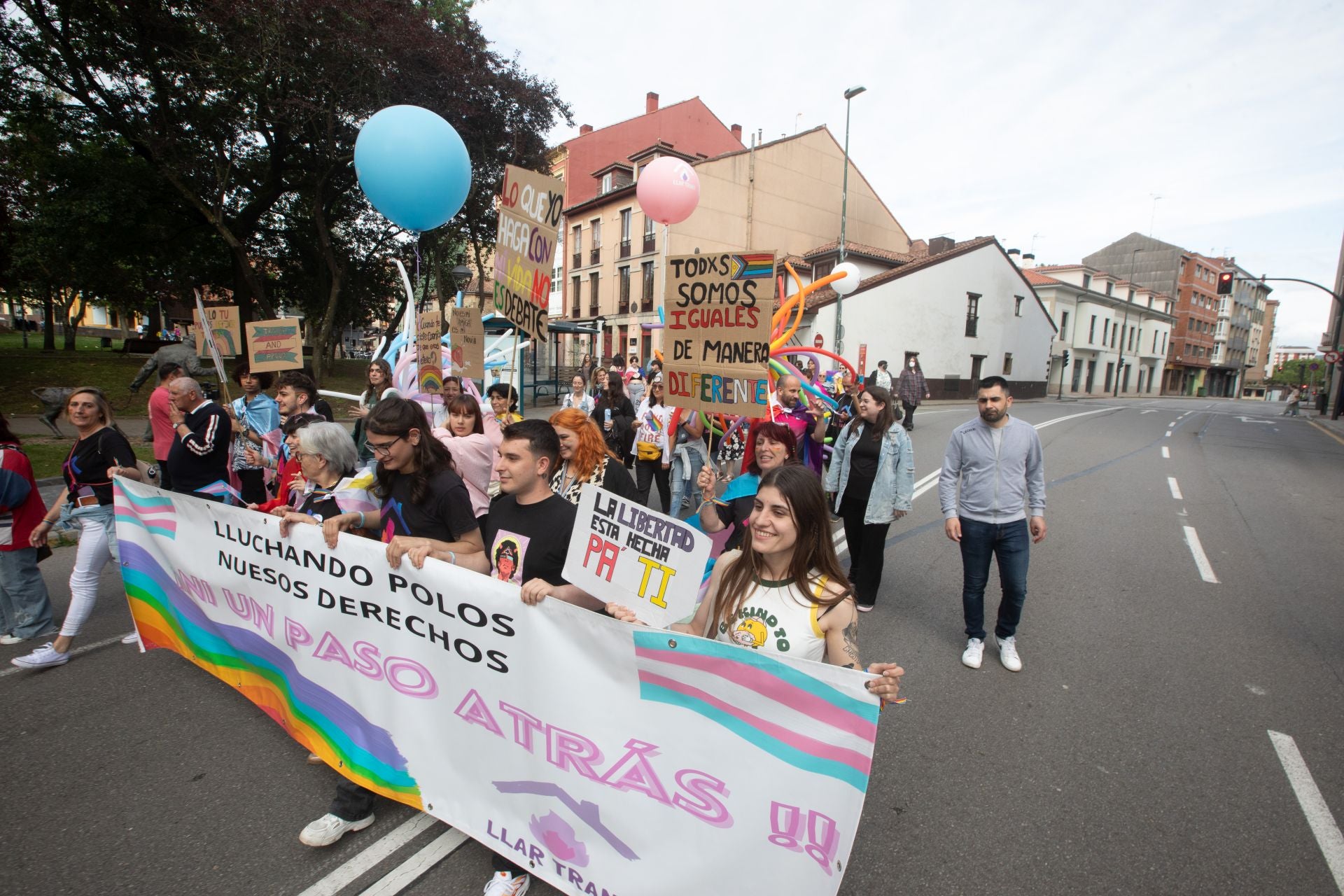 Avilés marcha por los derechos LGTBIQ+