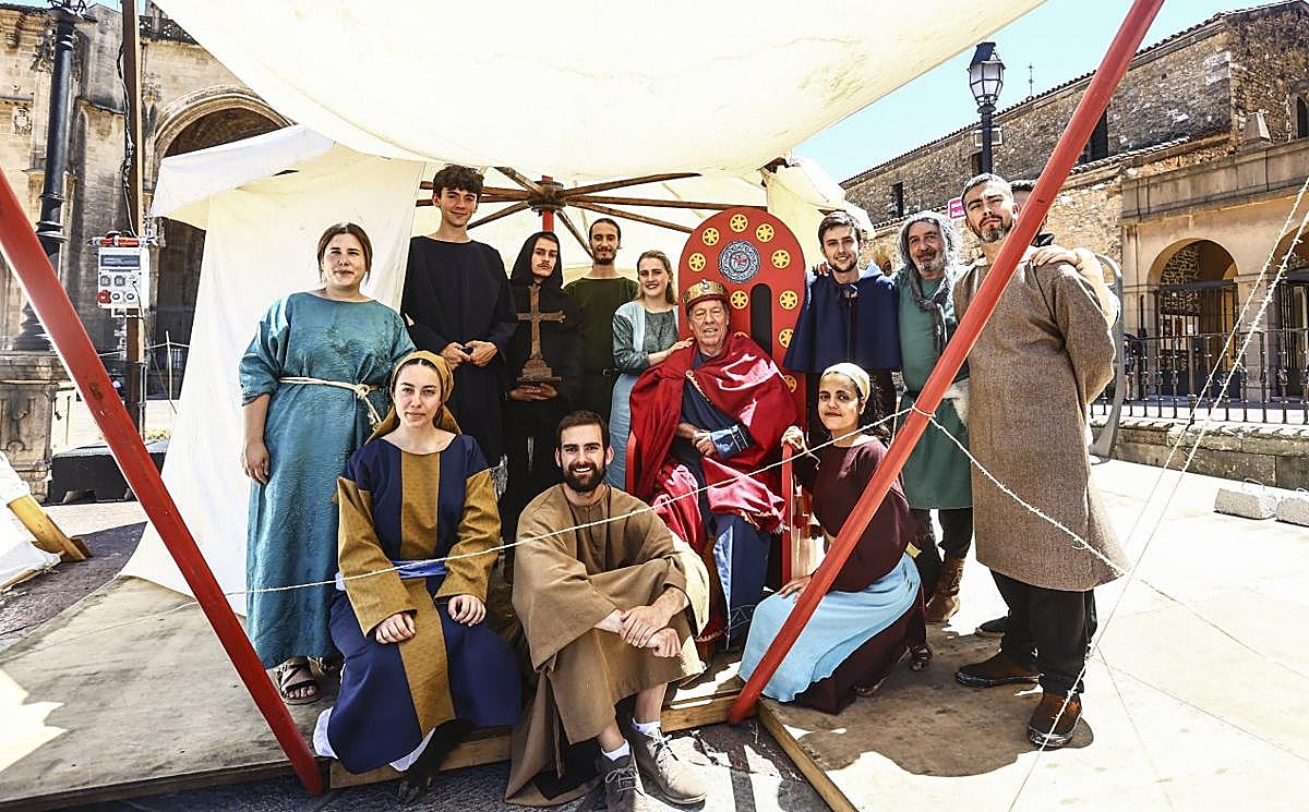 Las actividades de recreación del 'Primer peregrino' en la pasada edición.